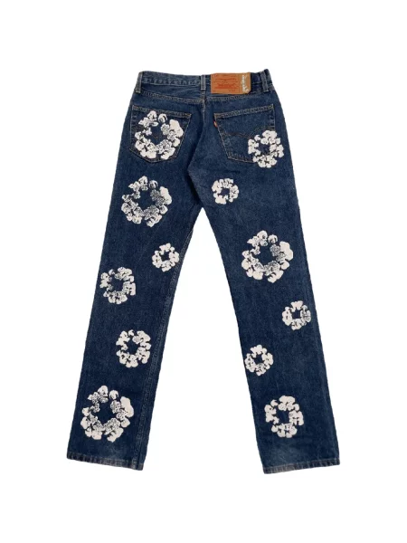 Blugi drepți Denim Tears albastru