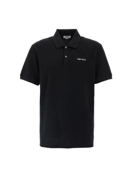 Koszula Alexander Mcqueen z logo czarna