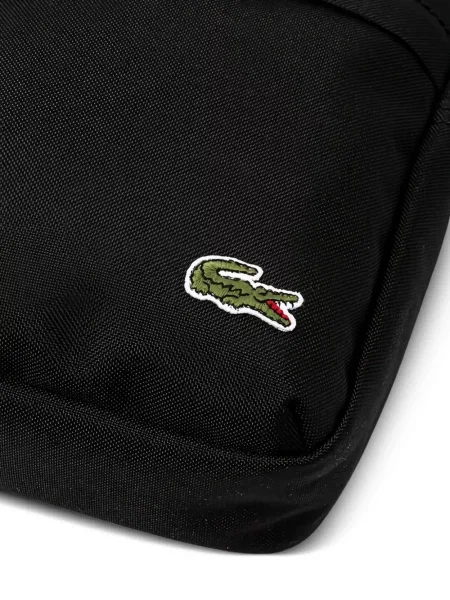 Τσάντα χιαστί Lacoste με απλικέ μαύρο