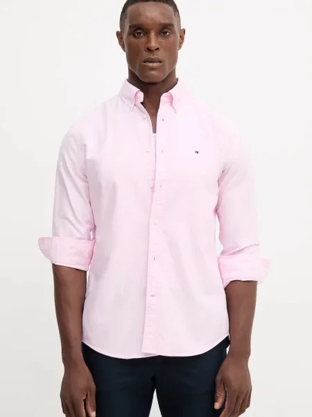 Tommy Hilfiger cămașă pentru bărbați din roz