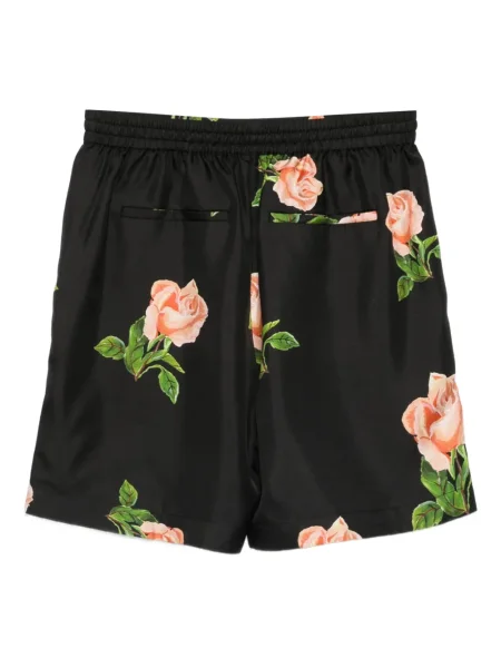 Pantaloni scurți Nanushka cu imagine cu cordon negru