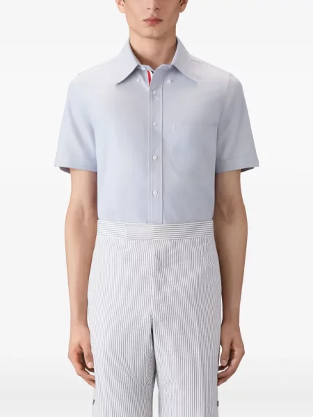 Cămașă Thom Browne scurtă albastru