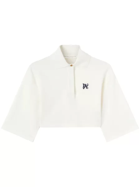 Polo Palm Angels alb