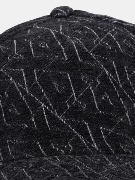 Велюрова кепка Armani Exchange чорний