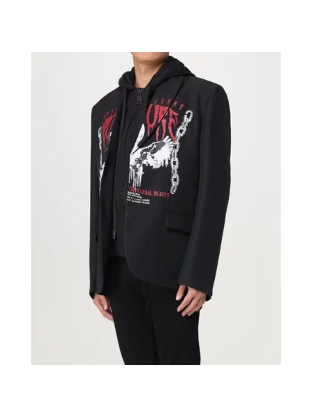 Kurtka jeansowa Versace Jeans Couture czarna