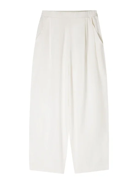 Bershka Pantaloni murdar alb