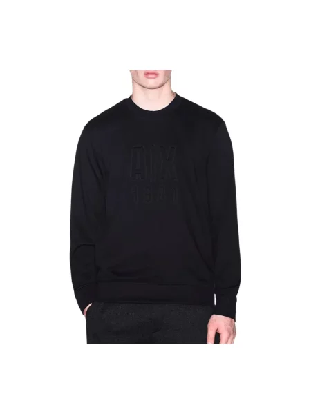 Bluza Armani Exchange z logo niebieska