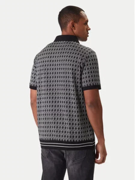 KARL LAGERFELD Polo majica črna