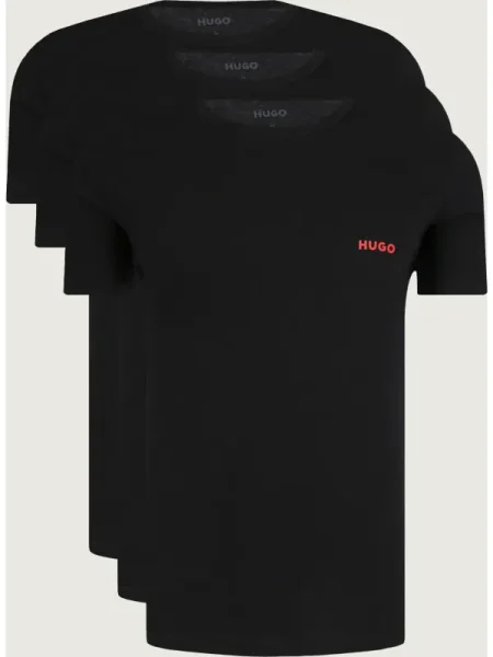 Hugo Bodywear Tricou TRICOU RN TRIPLET P negru
