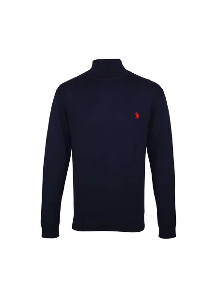 U.S. POLO ASSN. Pulover albastru marin roșu