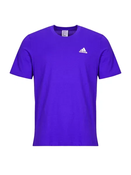 Majica Adidas s vezom od jersey plava