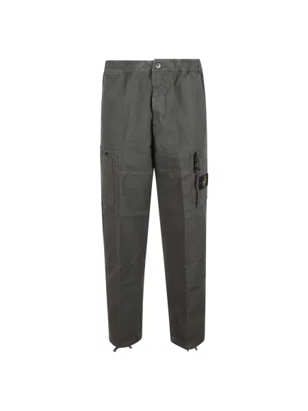 Spodnie Stone Island z kamieniami szare
