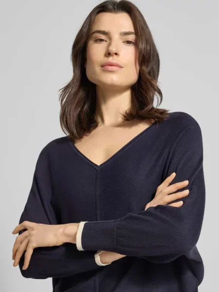 Comma Sweter blau