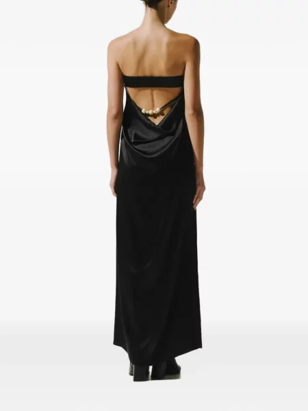 Rochie maxi Baobab fără bretele negru