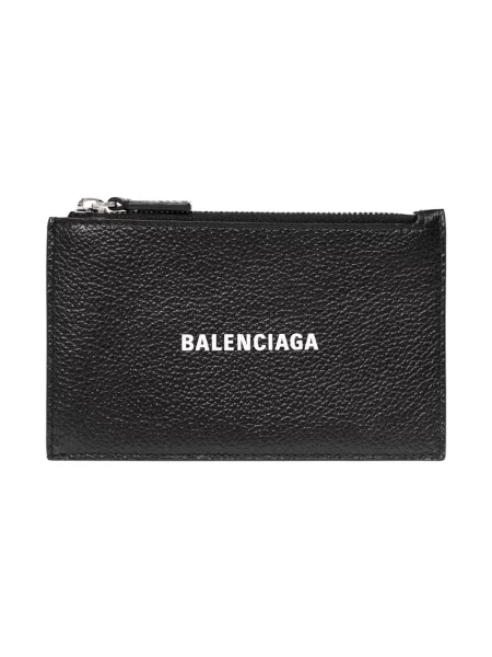 Portfel Balenciaga Cash skórzany czarny