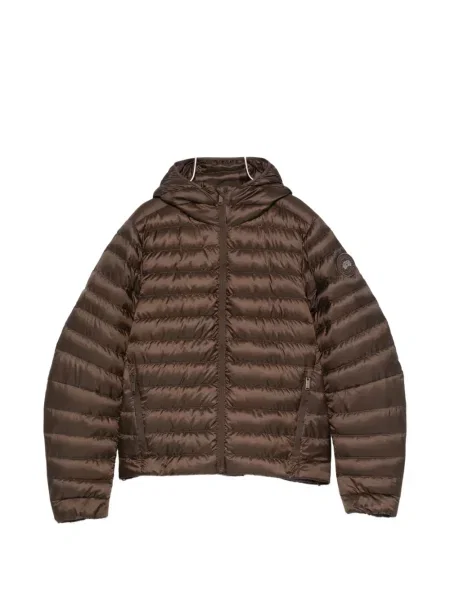 Geacă Canada Goose cu glugă maro