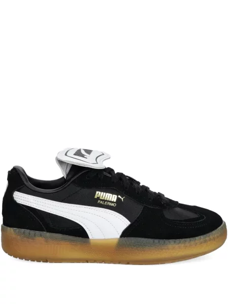 Sneakerși Puma Suede din piele de căprioară negru
