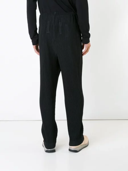 Πλισέ παντελόνι Homme Plissé Issey Miyake μαύρο
