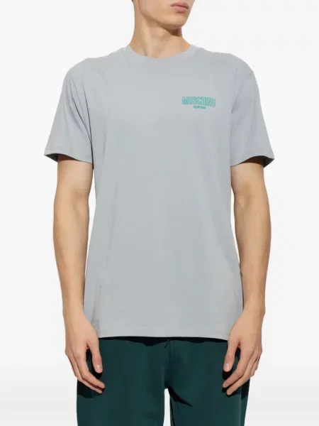 Μπλούζα Moschino από ζέρσεϋ γκρι