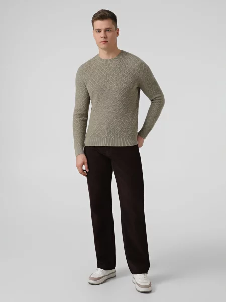 Вовняний Джемпер Emporio Armani бежевий