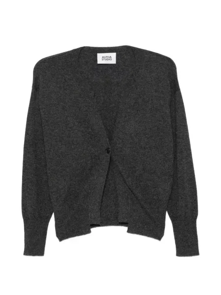 Lung cardigan Alpha Studio gri