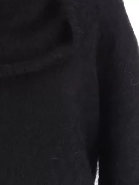 Pulover The Garment drapat de mohair negru