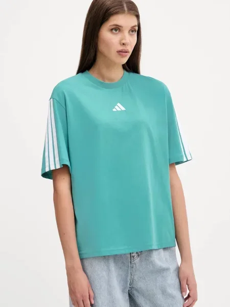 Тениска adidas дамска тюркоазено