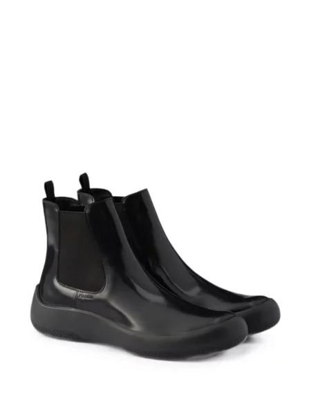 Botine chelsea Prada din piele negru