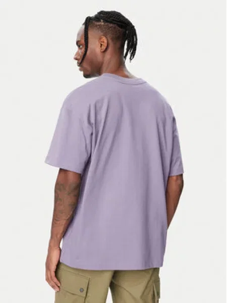 The North Face Marškinėliai Red Box Šviesiai violetinė raudona