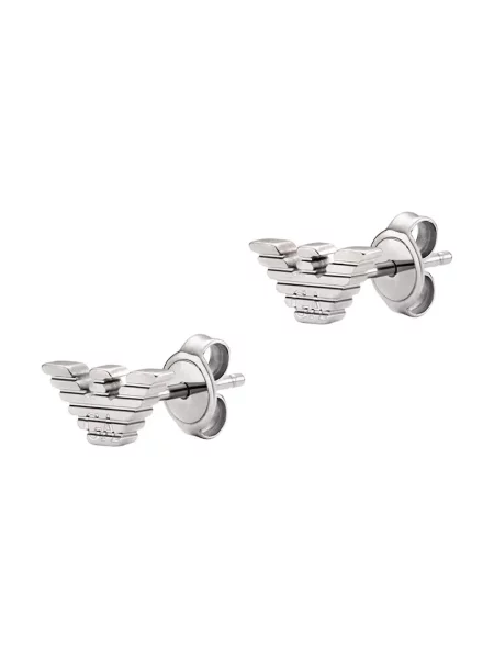 Emporio Armani сережки з нержавіючої сталі Eagle Logo