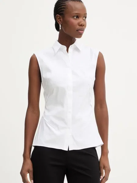 BOSS cămașă femeiască Burbella alb