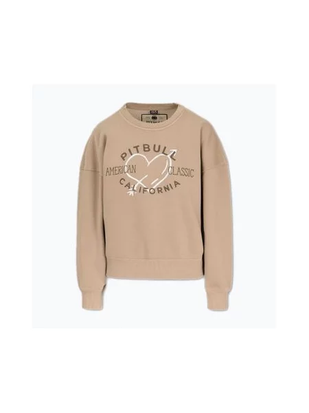 Кофта Pitbull Manzanita Heart Crewneck Sweatshirt sand