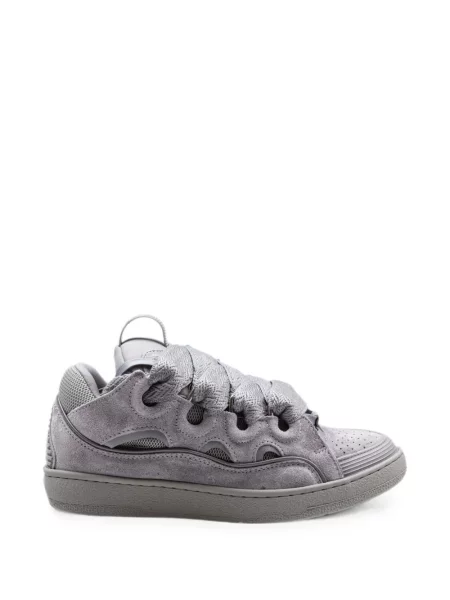 Sneakerși Lanvin din piele gri