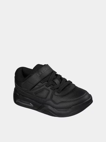 Дитячі Кеди низькі Skechers COURT TECH штучна шкіра чорний