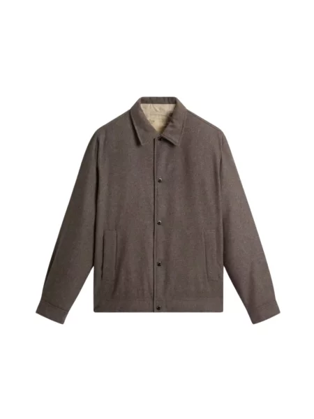 Kurtka koszulowa Woolrich brązowa