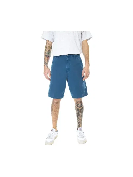 Szorty Carhartt Wip niebieskie