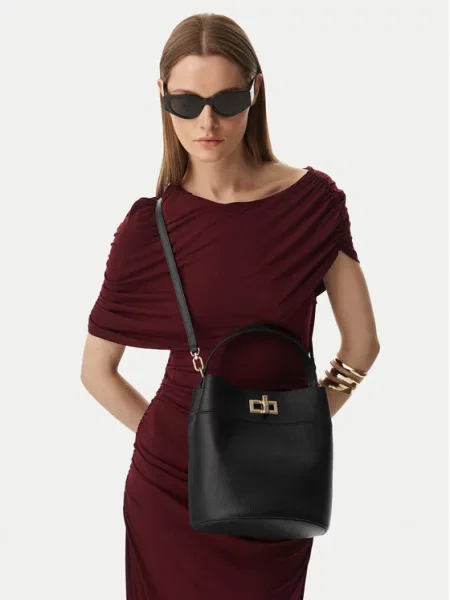 Furla Дамска чанта Amelia M Bucket CN черен