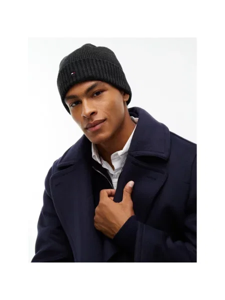 TOMMY HILFIGER Kapa antracit siva