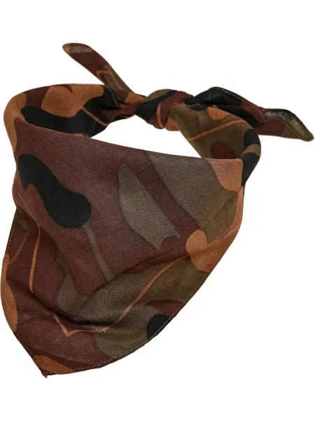 Fular Urban Classics Accessoires cu model camuflaj negru