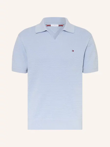 Tommy Hilfiger Dzianinowa Koszulka Polo blau