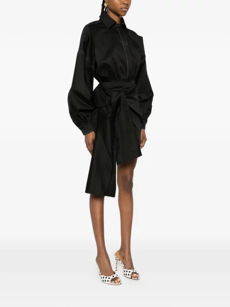 Talie rochie Catalina D'anglade cu legături de costum negru