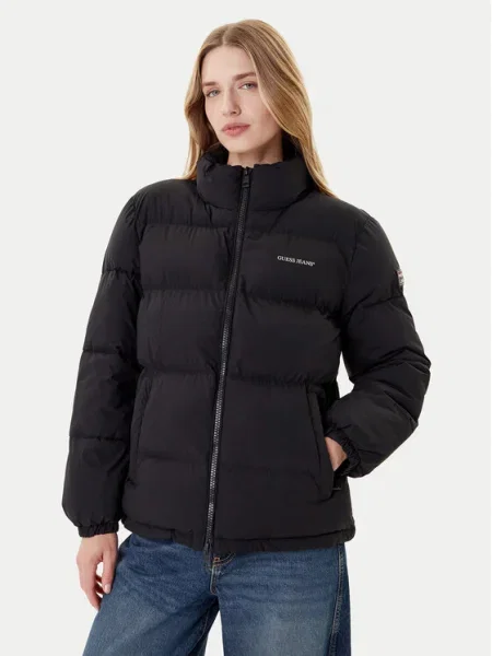 Guess Jeans Geacă de iarnă negru
