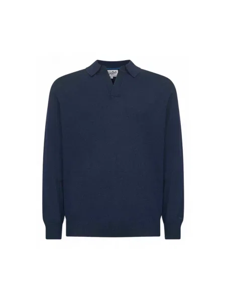 Sweter Mc2 Saint Barth niebieski