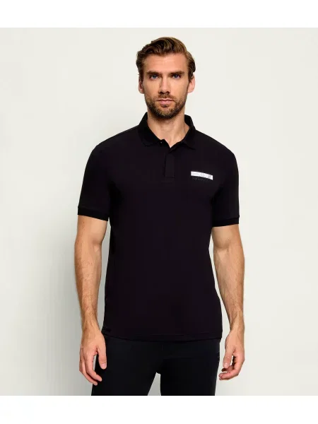 Tricou polo Ea7 negru