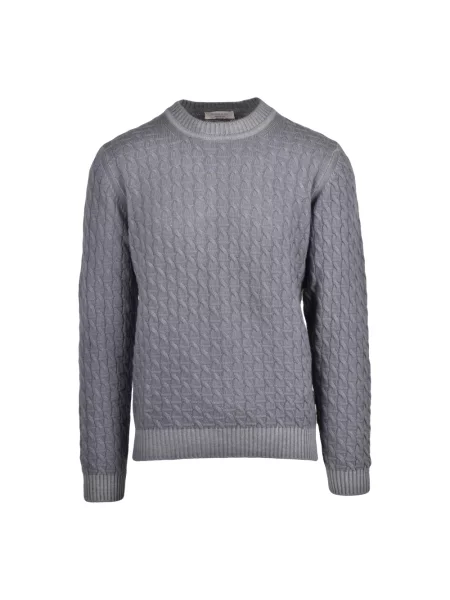 Sweter Wool & Co wełniany szary