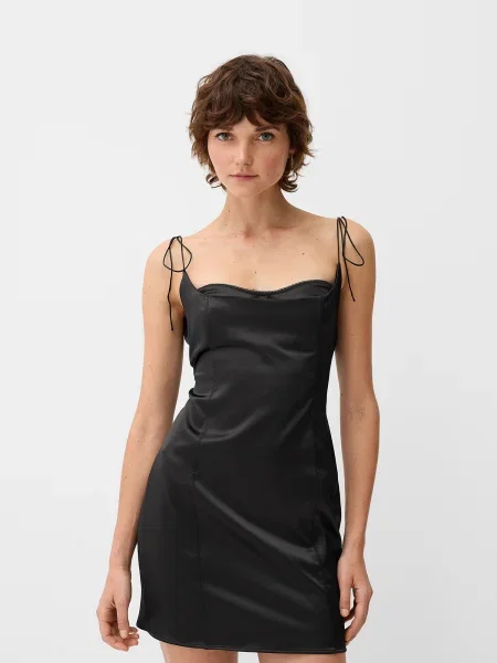 Bershka Rochie negru