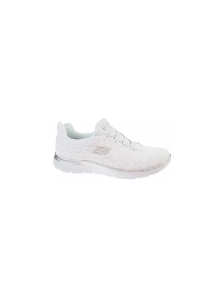 Leopárdmintás félcipő Skechers fehér