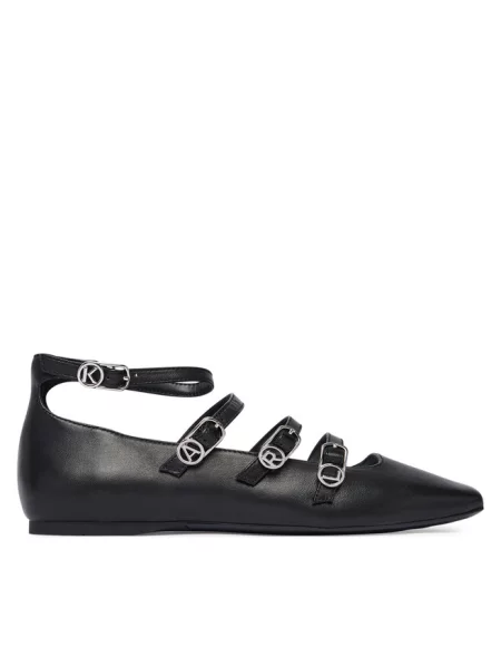 Baleriny KARL LAGERFELD czarne