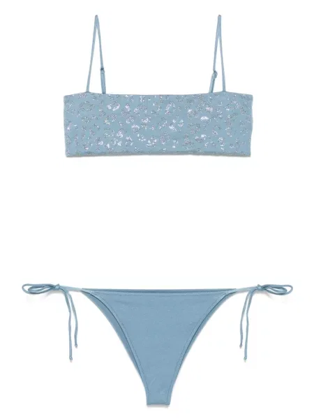 Stras bikini Mc2 Saint Barth albastru