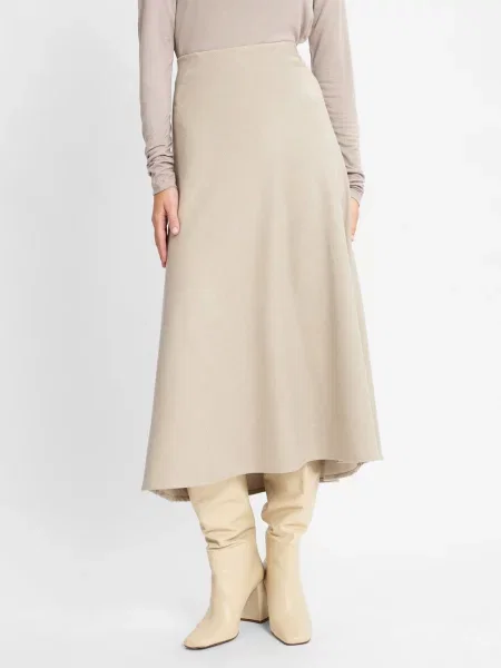 Marie Lund Spódnica Kobiety marmurkowy 34 beżowy
